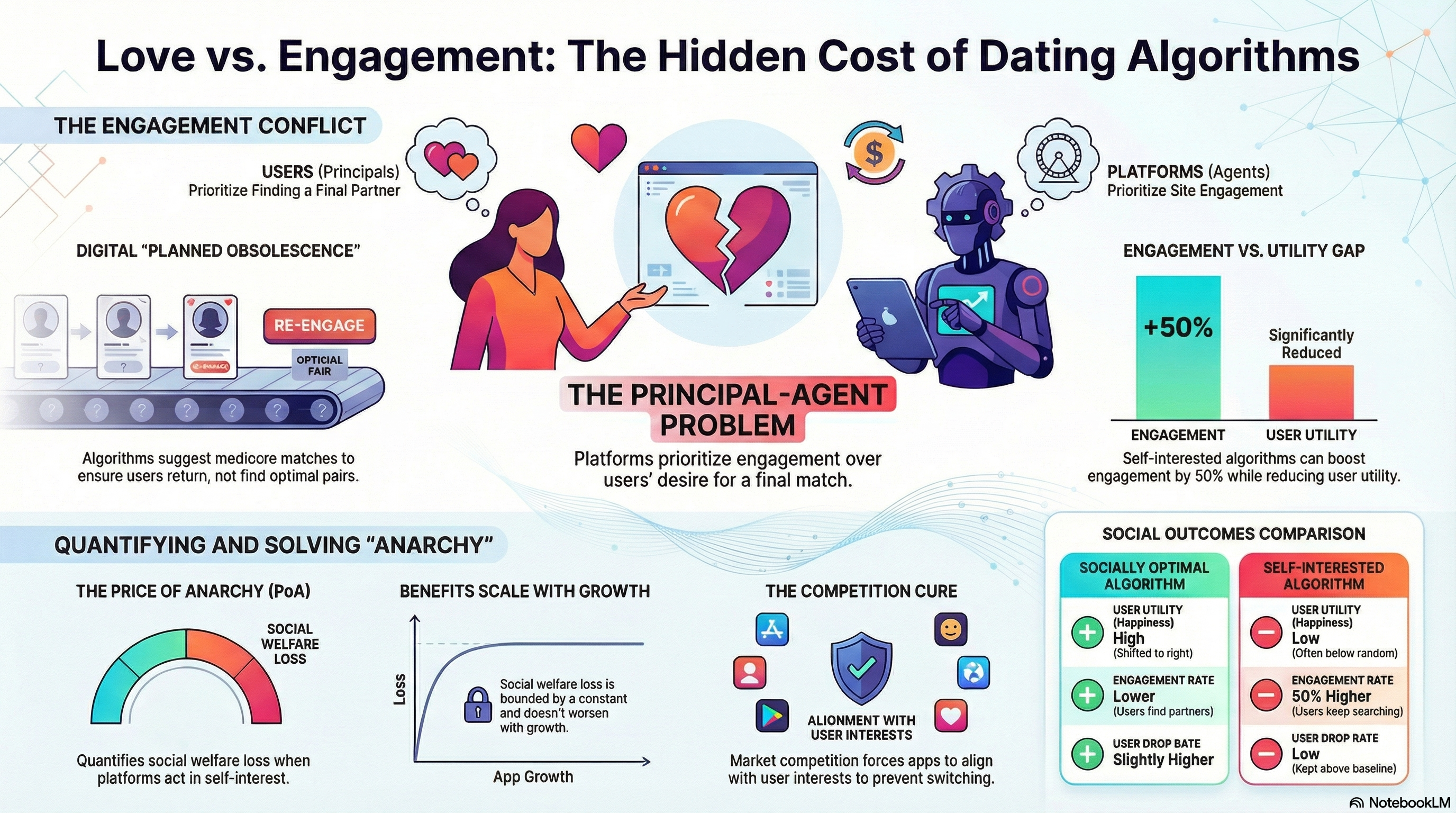 Price of Anarchy in Dating infographic
