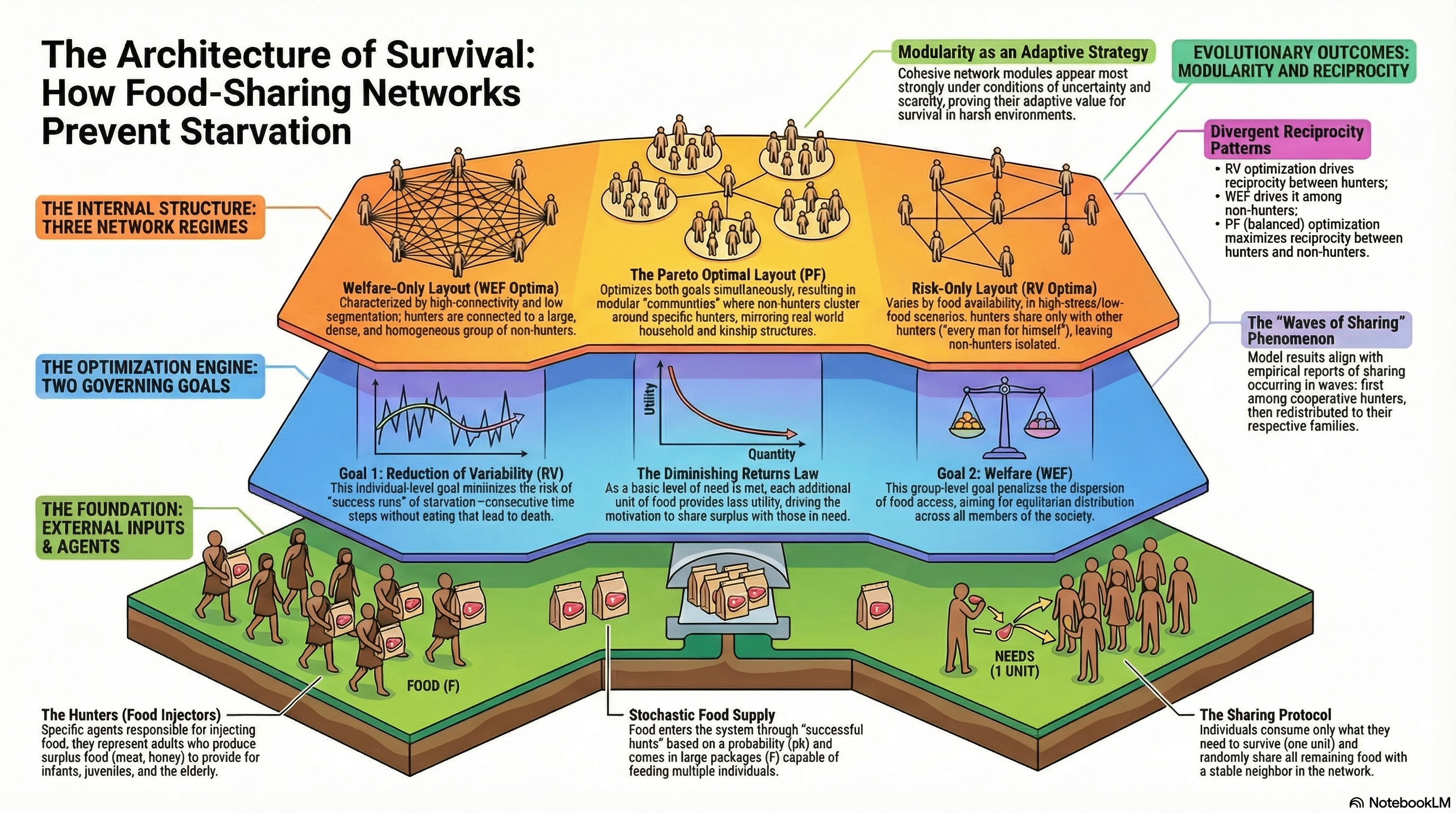 Food-sharing Networks infographic